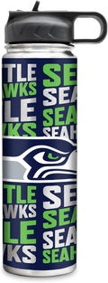 NFL Football Stainless Steel Tumbler with Lid for Beverages