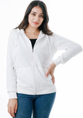 GIVON Zip Up Hoodie: Lightweight & Thin for Plus Size Women