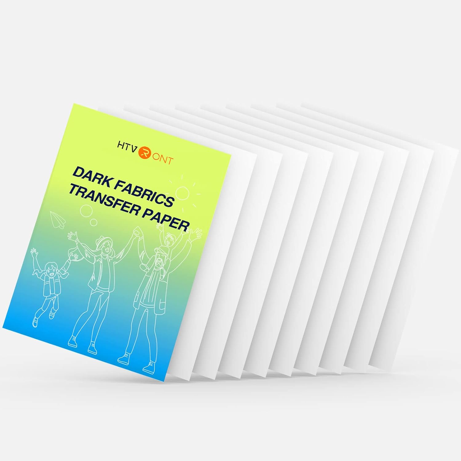 10 Sheets HTVRONT Wash Durable Heat Transfer Paper