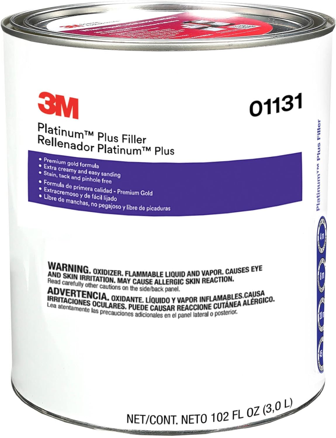 Lightweight Stain Free Filler by 3M for Quick Application 1 gal