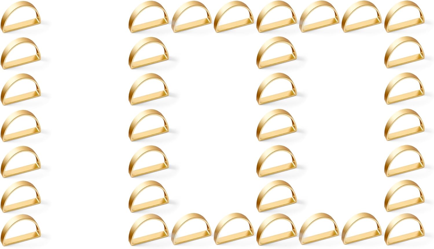 Gold Napkin Rings Set of 100 for Elegant Table Decor