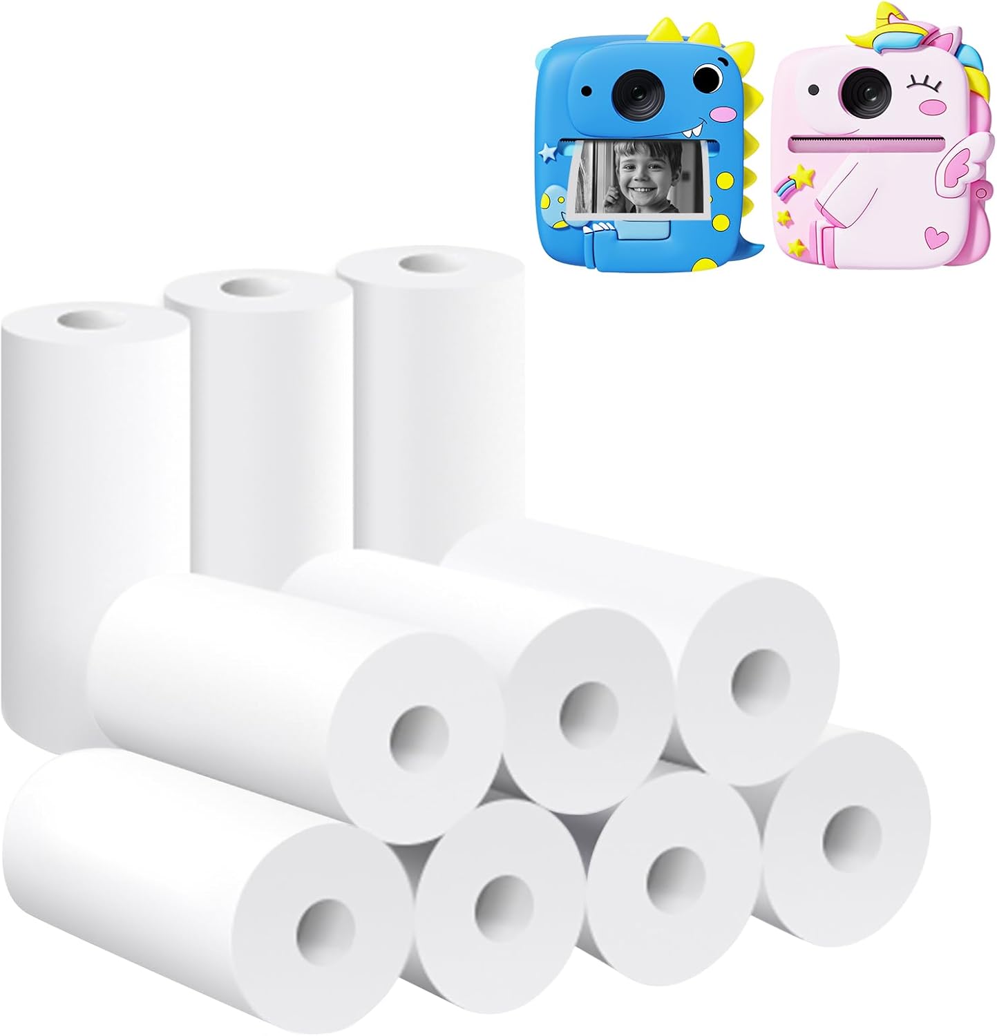 10 Rolls BPA-Free Thermal Paper for Kids Instant Camera