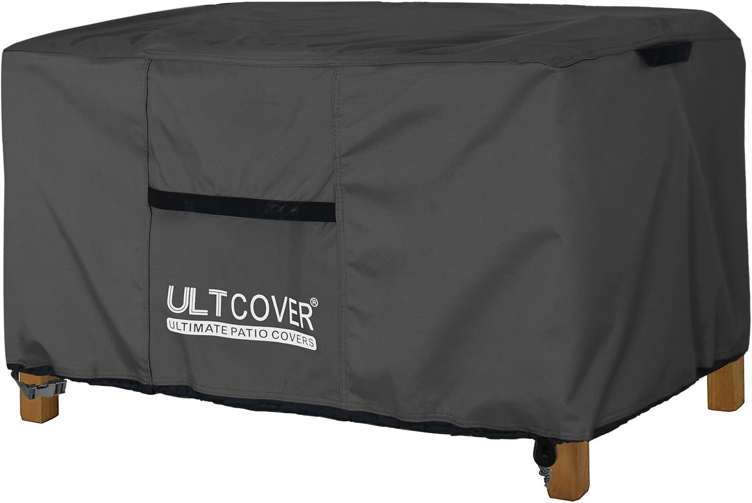 WATERPROOF Outdoor Coffee Table Cover | 50x30x18 inch, Black