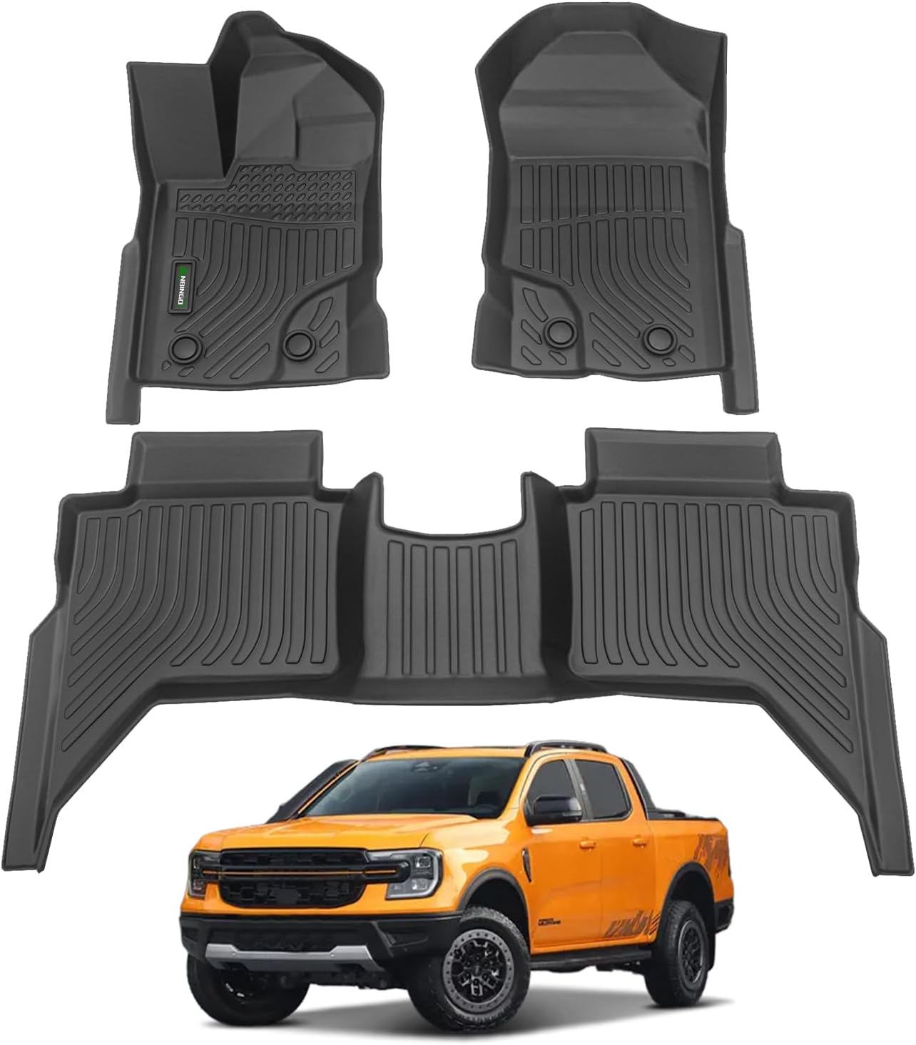 Ford Ranger Floor Mats by ANBINGO for All Weather Protection