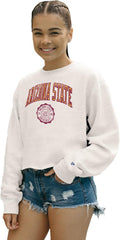 Arizona State Sun Devils Cropped Crewneck Sweatshirt - Vintage Look