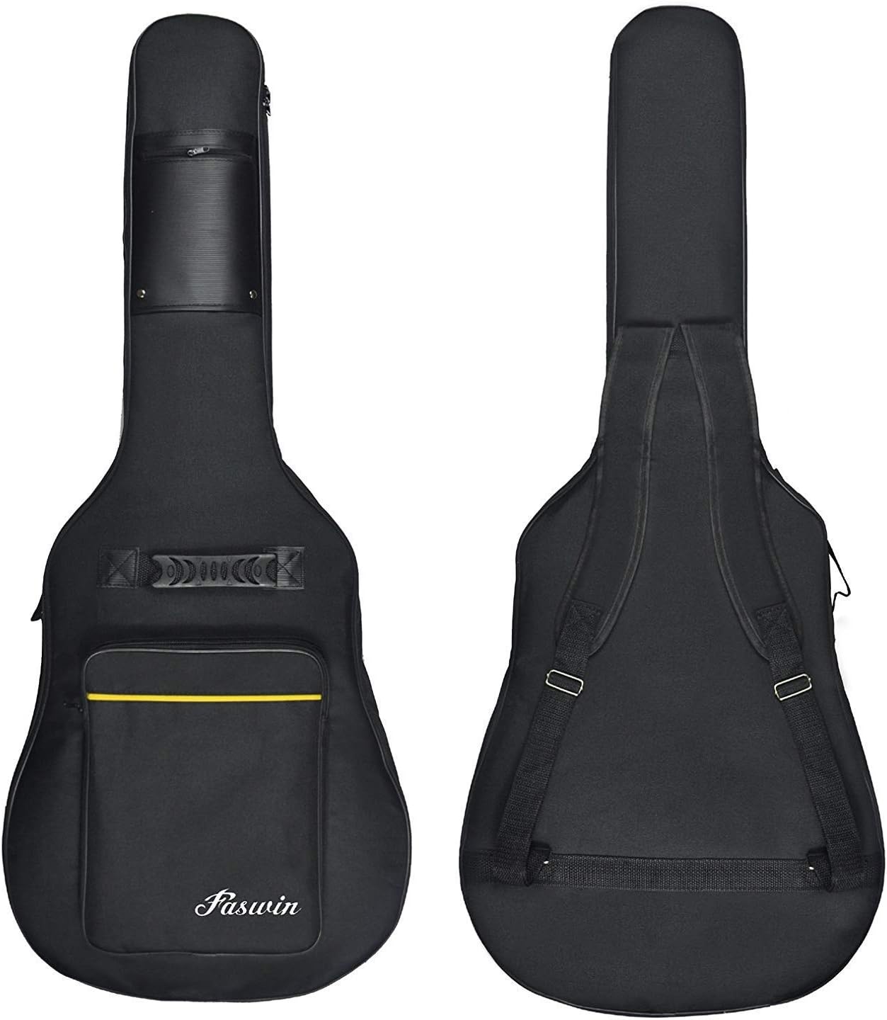 Faswin 41 Acoustic Guitar Gig Bag, Waterproof with Thick Padding
