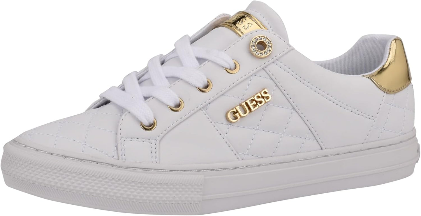 GUESS Women's Loven Sneaker: Chic Quilted Design for Comfort