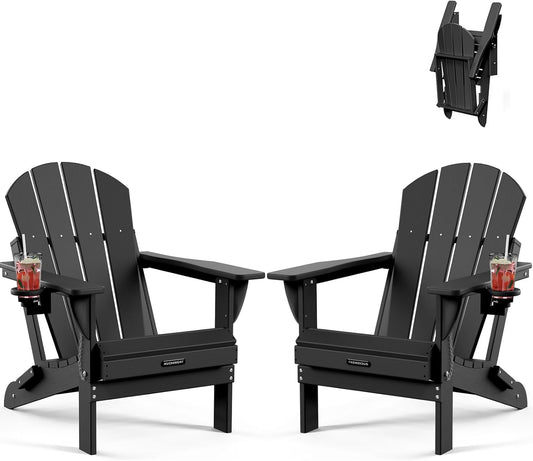 MUCHENGHY Folding Adirondack Chairs for Outdoor Relaxation