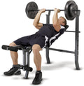 Marcy Standard Weight Bench for Strength Training at Home Gym