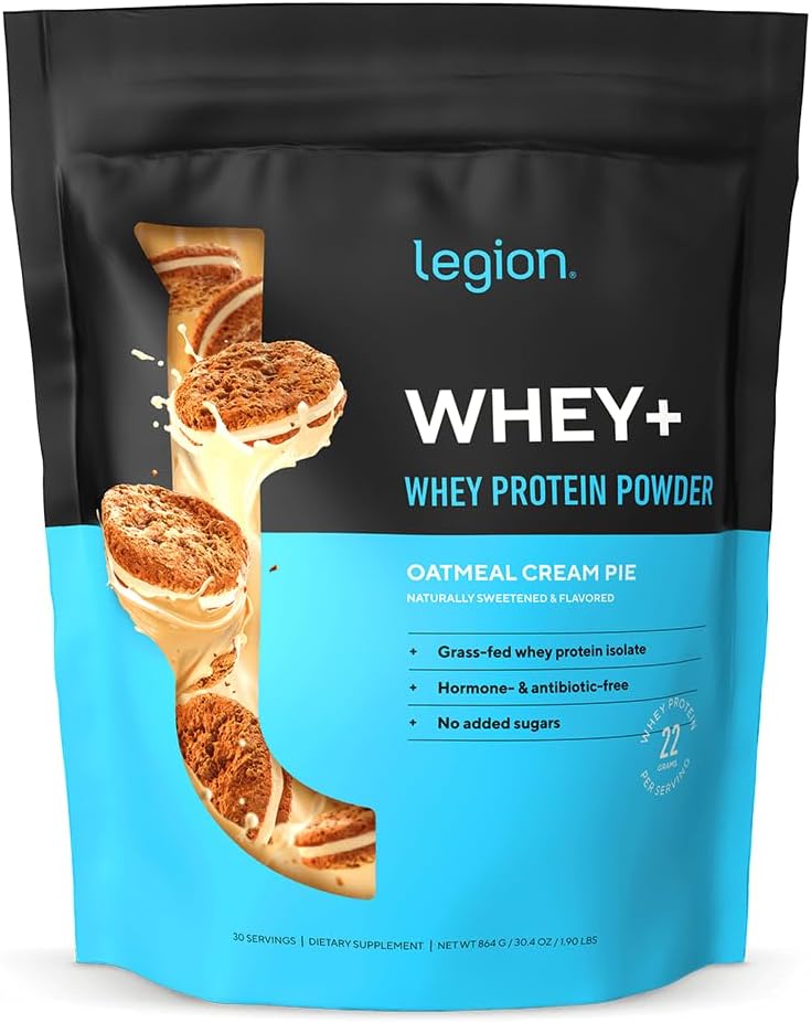 LEGION Whey+ Whey Isolate Protein Powder - Oatmeal Cream Pie Flavor