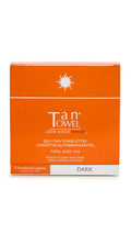 TanTowel Women's Full Body Tan Towelettes - Dark 5 Pack