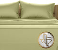 1500 Thread Count Egyptian Cotton Queen Sheets Set - Sage Green