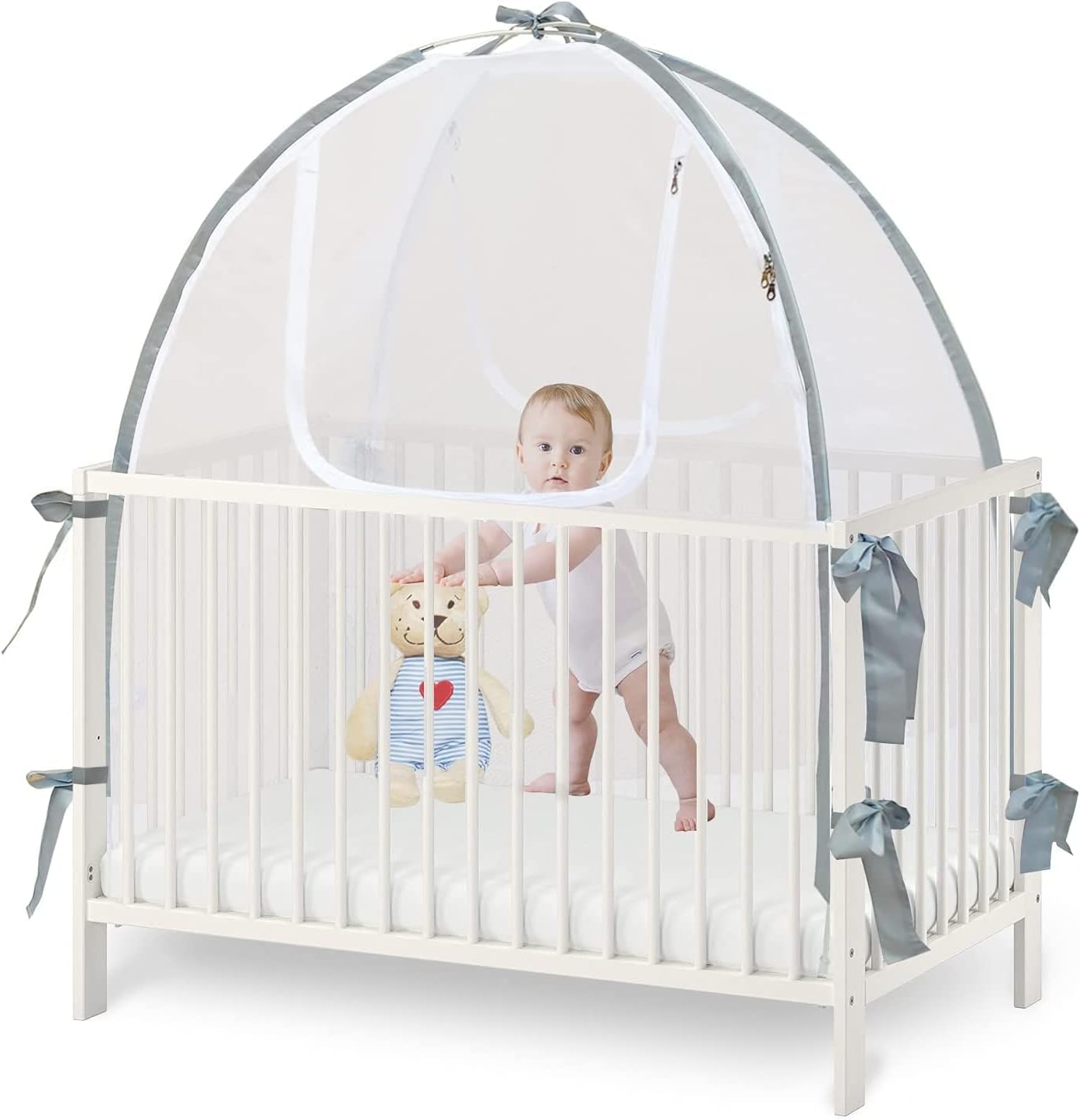 Durable Baby Crib Tent: Protects, Prevents Climbing Out