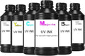 UV Printer Ink 6x500ML CMYKWW Pack - Durable Outdoor UV Inks