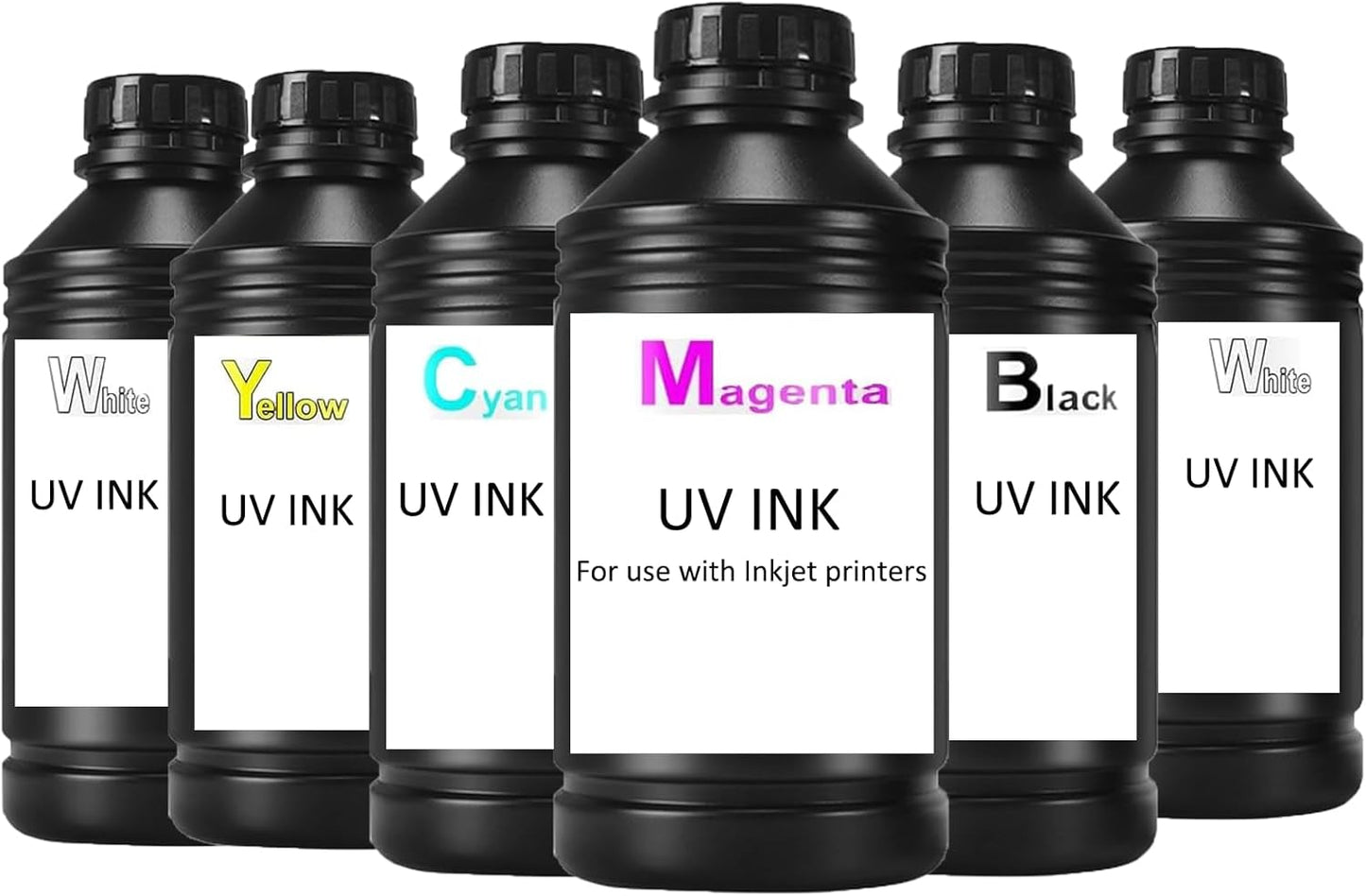 Vibrant UV Ink: Print on Any Material! (6  500ML CMYKWW)