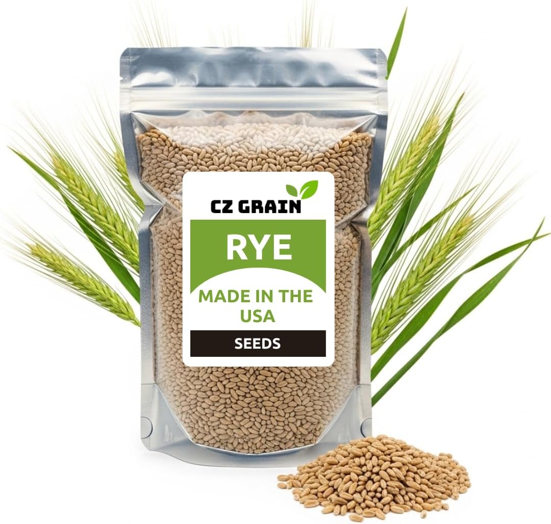 10 lbs No-Till Winter Rye Cover Crop Seeds for Soil Improvement