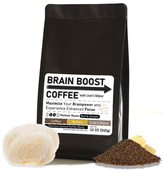 Lion's Mane Energy Brew: Focus & Boost Brain Power