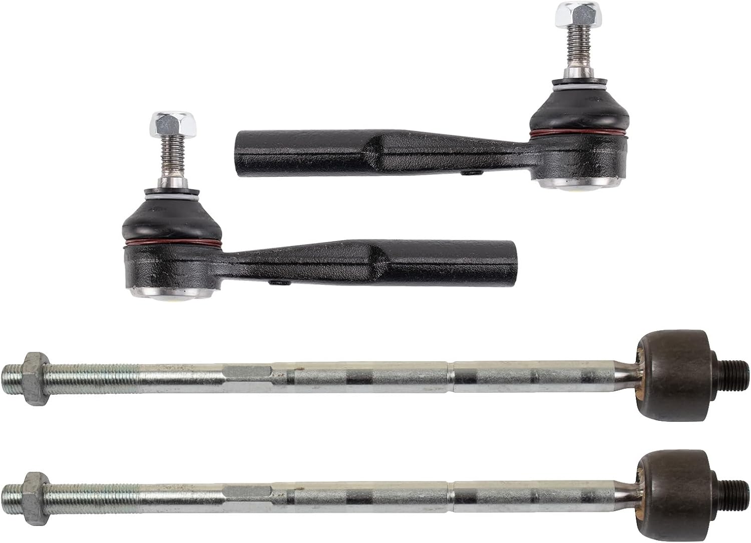 TRQ Front Inner and Outer Tie Rod Set for Fiat 500X & Jeep