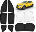 KUST Car Window Shades for Nissan Rogue 2014-2020 - Full 8PC Set