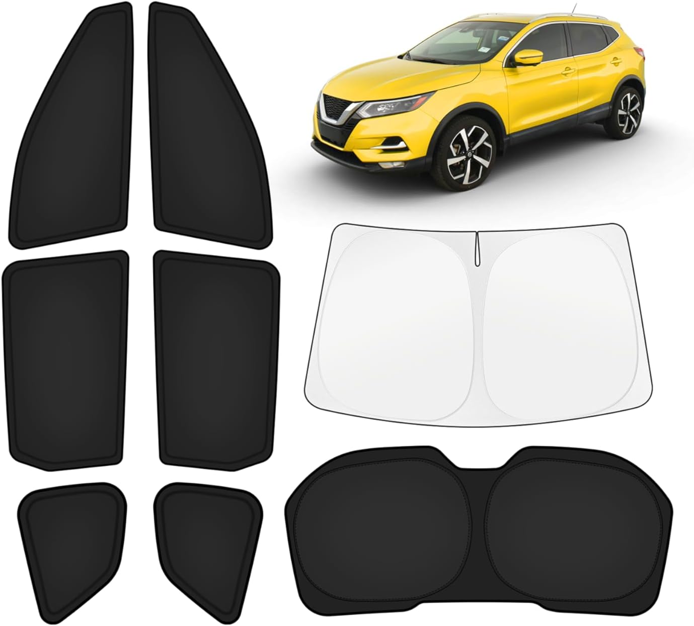 KUST Car Window Shades for Nissan Rogue 2014-2020 Full Set