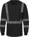 FR Shirts for Men Long Sleeve 6oz Flame Resistant Welding Shirt CAT2