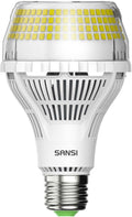 SANSI 400W Equivalent 6000 Lumens LED Bulb, 5000K Daylight