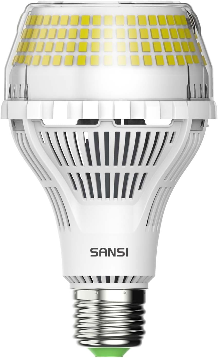 SANSI 400W Equivalent 6000 Lumens Brightest LED Light Bulb