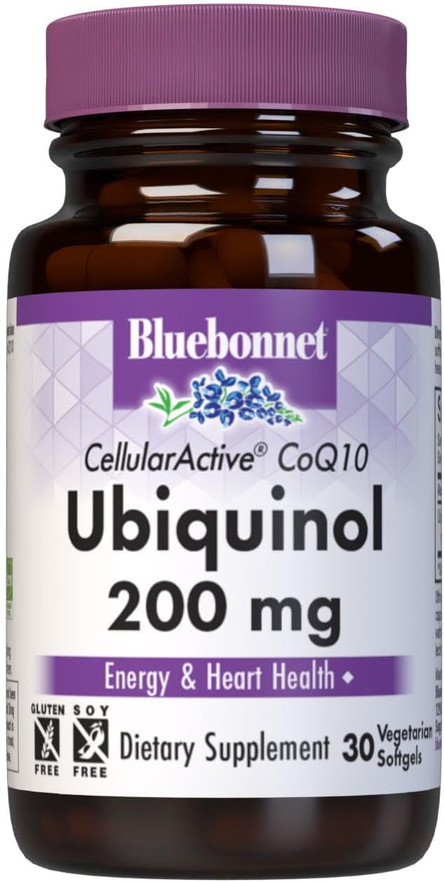 Active CoQ10 Ubiquinol 200mg Vegetarian Softgels for Health