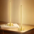 Cordless LED Table Lamp Set of Two - Rechargeable Portable Desk Lights