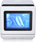 Portable Countertop Dishwasher - Compact 5L Tank, No Hookup Needed