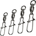 Duo Lock Snap Fishing Swivels Ball Bearing Swivels - Durable Rotation