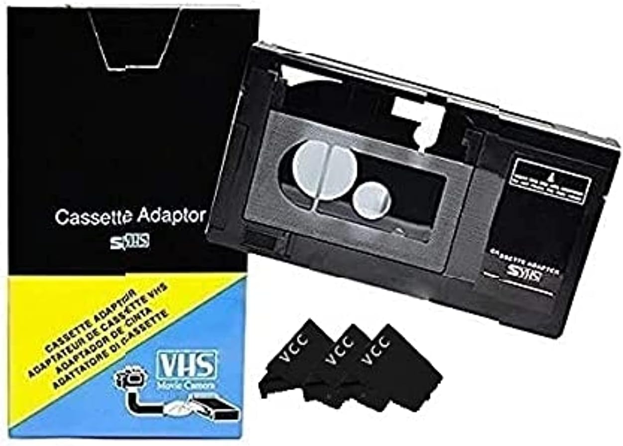 VHS-C to VHS Cassette Adapter for Seamless Playback Experience