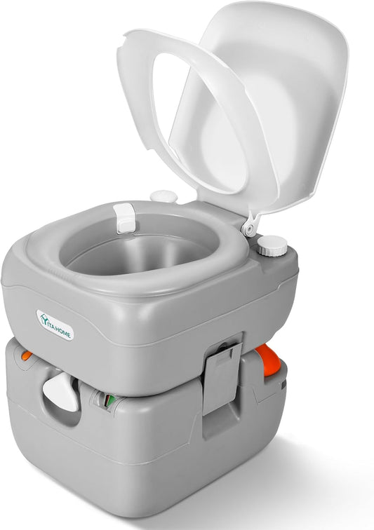 YITAHOME Portable Toilet 5.8 Gallon for Camping and Travel