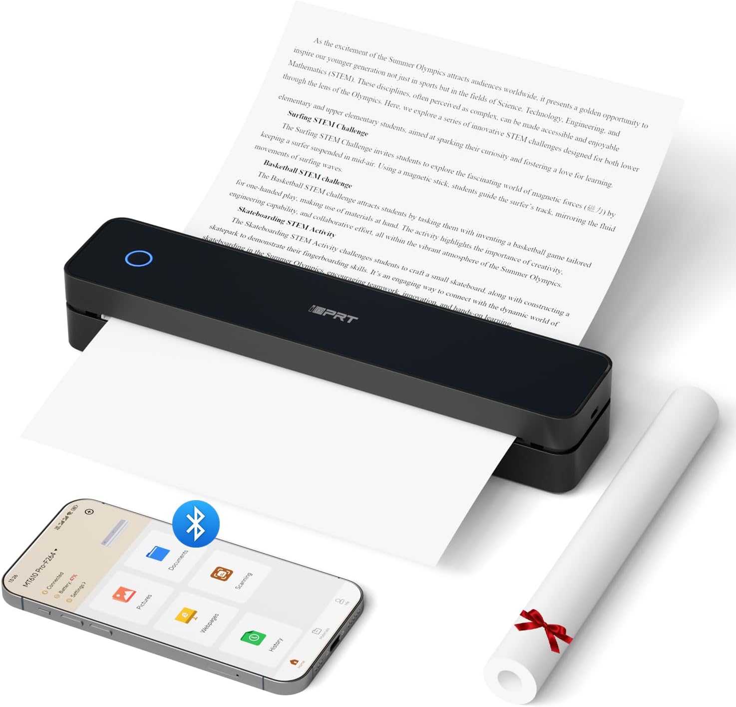 iDPRT Portable Thermal Printer MT610 Pro for Travel Convenience