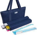 American Mah Jongg Set - 166 Premium White Tiles, All-in-One Racks