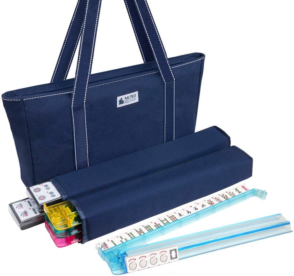 Premium American Mah Jongg Set with 166 Engraved Tiles