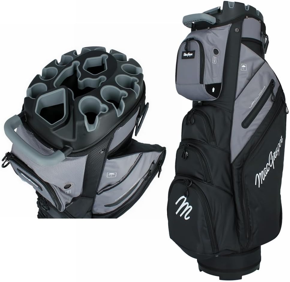 MacGregor Ultimate Divider Cart Bag - 14 Way Organizer, Club Locking Slots