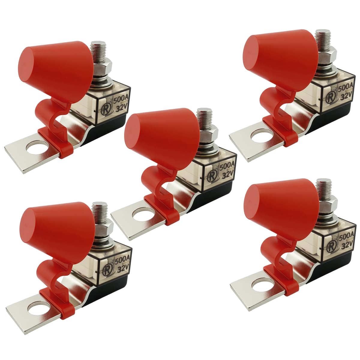 MRBF Terminal Fuses Block Kit for Boats, RVs, and Solar Systems