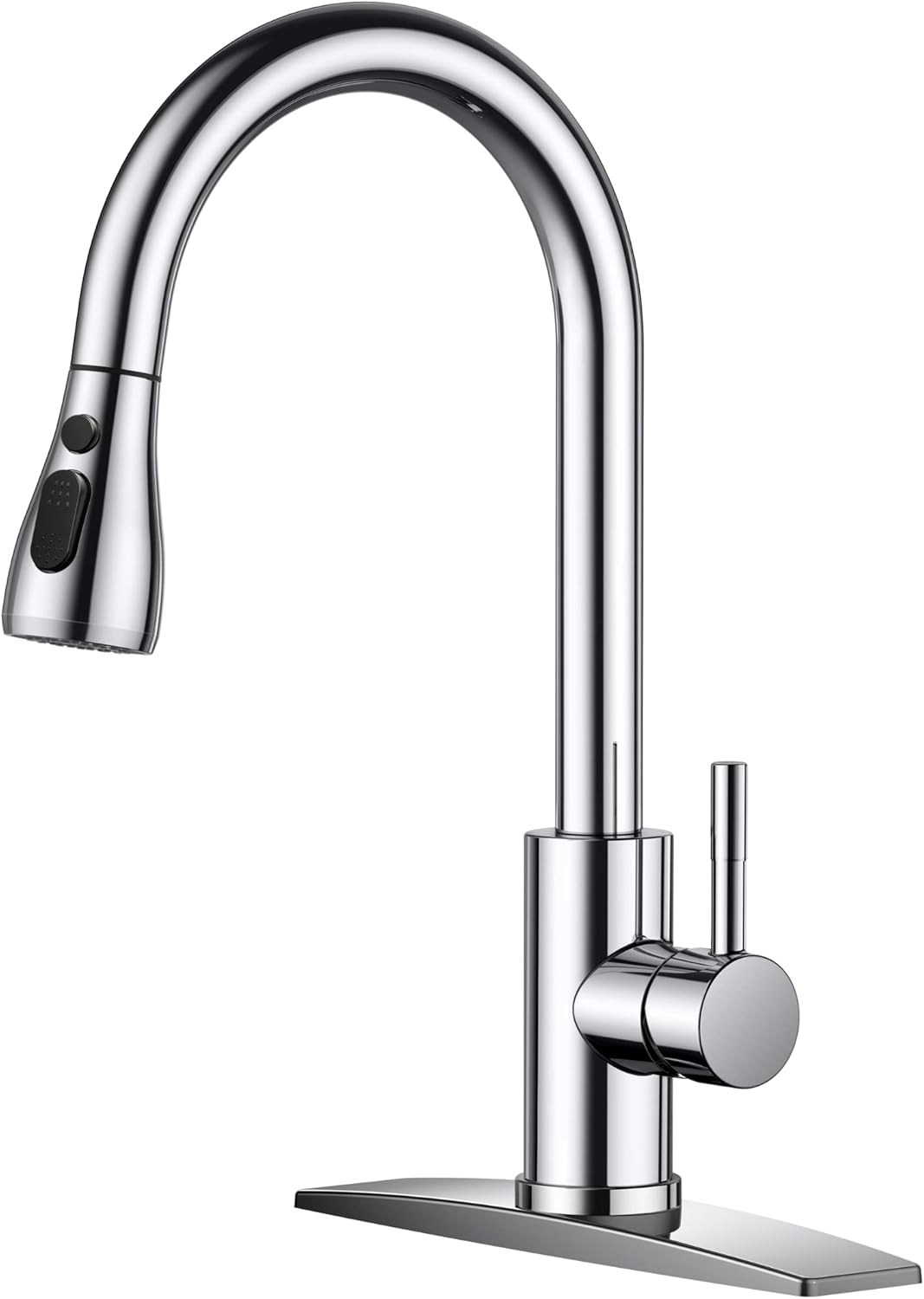 FORIOUS Kitchen Faucet with Pull Down Sprayer for Versatile Use