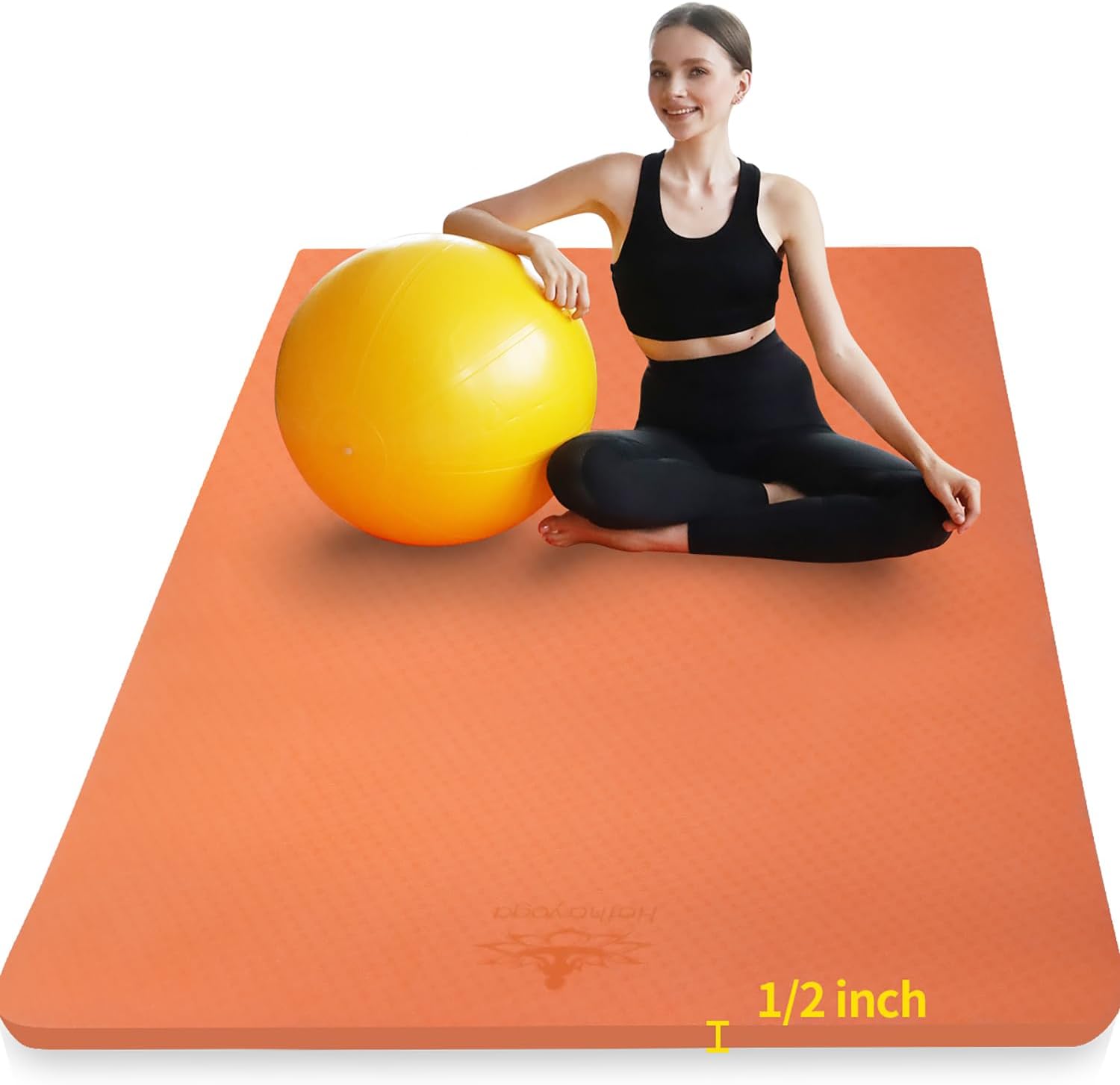 Extra Thick Non-Slip Hatha Yoga Mat 6'x4' - Ultimate Comfort!