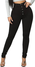 High Waisted Butt Lifting Jeans Womens Skinny - Flattering Stretch Fit