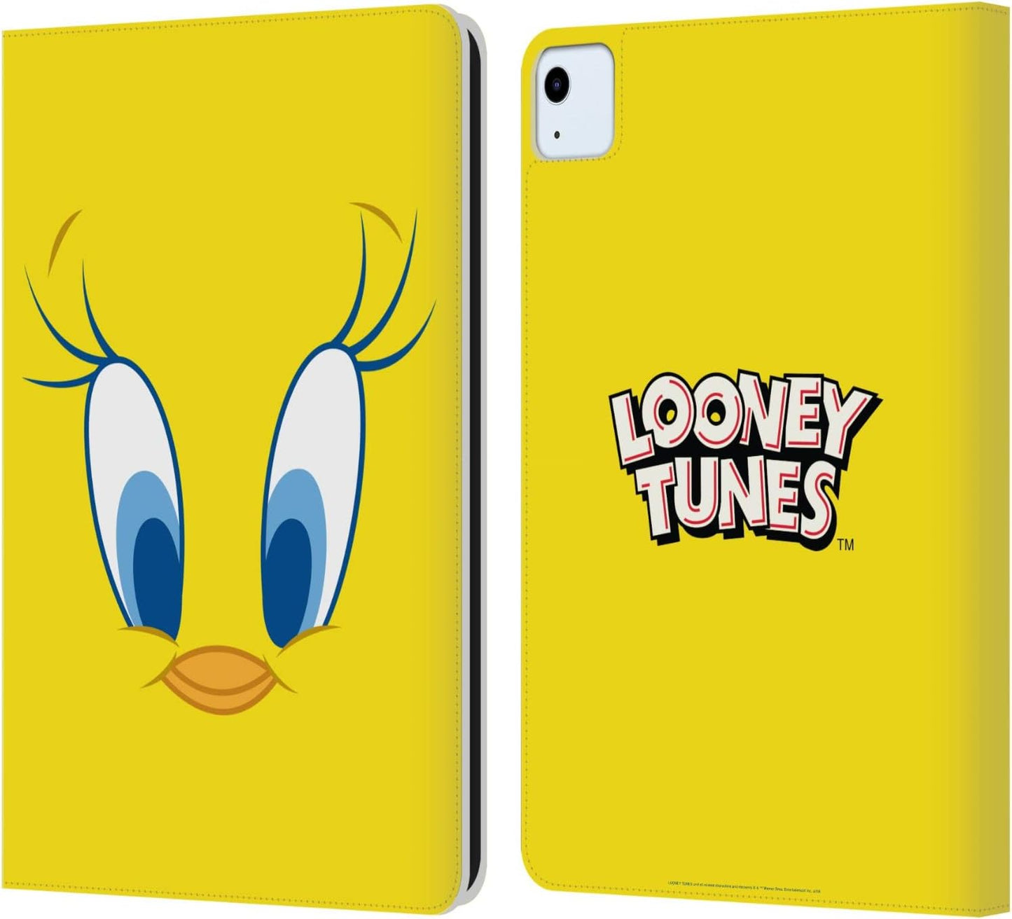 Looney Tunes Tweety Full Face Leather Wallet Case for iPad Air