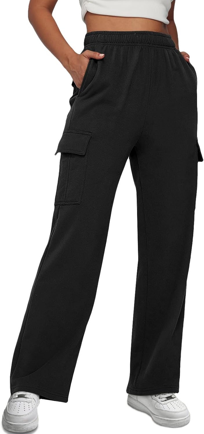 AUTOMET Womens Cargo Sweatpants for Stylish Comfort and Fit