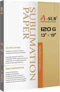 A-SUB Sublimation Paper 13x19 in 120GSM - High Transfer Efficiency