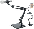 Rockville iSTAND 75 Desktop Boom Arm Stand - Stable Podcasting Mount