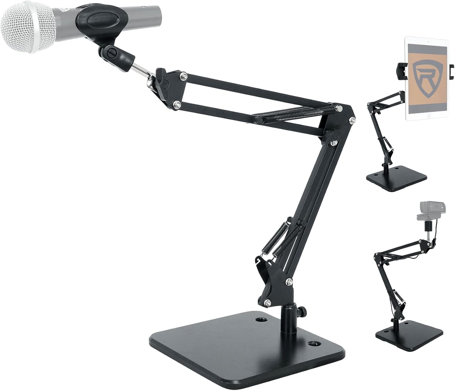 Rockville iSTAND 75 Desktop Boom Arm for Mic and Webcam Use