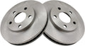 TRQ Brake Rotor Front Pair Set for Buick Cadillac Chevy Olds Pontiac