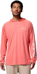 Columbia Mens Terminal Tackle Hoodie - Lightweight Sun Protection logo