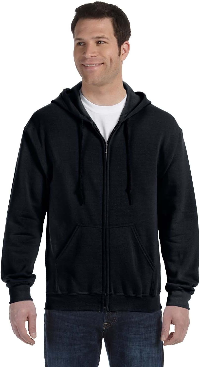 Gildan 50/50 Full-Zip Hood - Black - 4XL - Save 5%