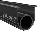 Garage Door Seals Bottom Rubber 16.5Ft EPDM Weatherproof Seal - Blocks